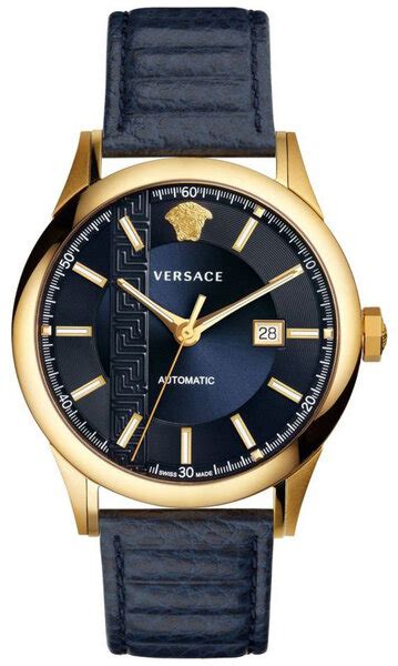 gold toned aiakos automatic watch versace|Versace Men's V18020017 AIAKOS Automatic Analog Display .